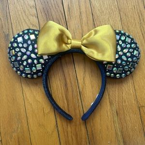 Disney World Minnie Mouse 50th Anniversary Jewelled Ears Headband